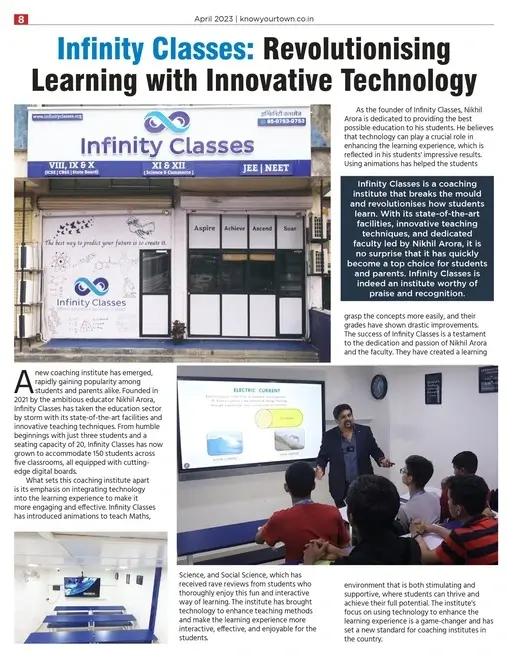 Know your town Magzine Date: 24th April 2023